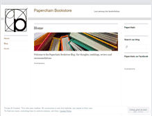 Tablet Screenshot of paperchainmanuka.wordpress.com