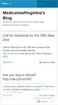 Mobile Screenshot of medicalstaffingintnz.wordpress.com