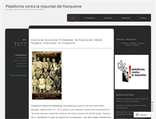 Tablet Screenshot of contralaimpunitat.wordpress.com