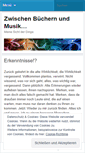 Mobile Screenshot of betweenbooksandmusic.wordpress.com