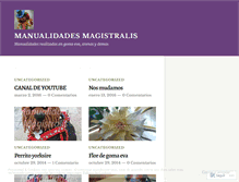 Tablet Screenshot of magistralis.wordpress.com