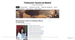 Desktop Screenshot of ftmadrid.wordpress.com