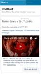 Mobile Screenshot of imdbart.wordpress.com