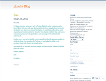 Tablet Screenshot of 2kisilik.wordpress.com