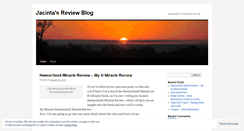 Desktop Screenshot of jacintasreviewblog.wordpress.com