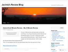 Tablet Screenshot of jacintasreviewblog.wordpress.com