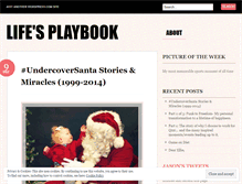 Tablet Screenshot of lifesplaybook.wordpress.com