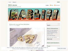 Tablet Screenshot of maelife.wordpress.com