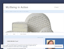 Tablet Screenshot of mlissinginaction.wordpress.com