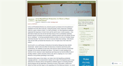 Desktop Screenshot of beyondclassroom.wordpress.com