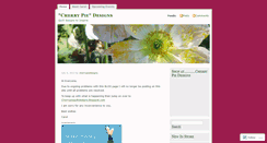 Desktop Screenshot of cherrypiedesigns.wordpress.com
