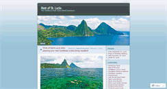 Desktop Screenshot of bestofstlucia.wordpress.com