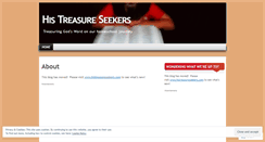 Desktop Screenshot of histreasureseekers.wordpress.com