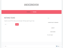 Tablet Screenshot of anexconsview.wordpress.com