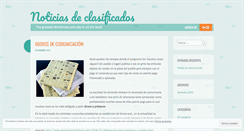 Desktop Screenshot of noticiasdeclasificados.wordpress.com