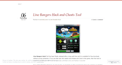 Desktop Screenshot of linerangershack.wordpress.com