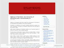 Tablet Screenshot of dylanbooks.wordpress.com