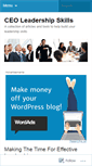 Mobile Screenshot of ceoleadershipskills.wordpress.com