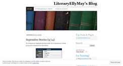 Desktop Screenshot of literaryellymay.wordpress.com