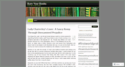 Desktop Screenshot of burnyourbooks.wordpress.com