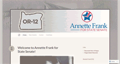 Desktop Screenshot of annettefrank.wordpress.com