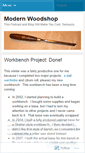 Mobile Screenshot of modernwoodshop.wordpress.com