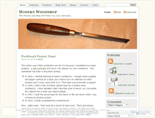 Tablet Screenshot of modernwoodshop.wordpress.com