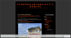 Desktop Screenshot of guidedsearchrealty.wordpress.com