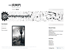 Tablet Screenshot of elimartinphotography.wordpress.com