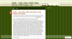 Desktop Screenshot of indianchili.wordpress.com