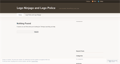 Desktop Screenshot of legoninjagoandlegopolice.wordpress.com