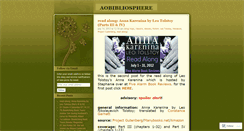 Desktop Screenshot of aobibliosphere.wordpress.com