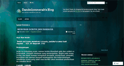 Desktop Screenshot of dandelionmerah.wordpress.com