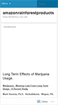 Mobile Screenshot of amazonrainforestproducts.wordpress.com