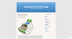 Desktop Screenshot of anitaherrera1992.wordpress.com