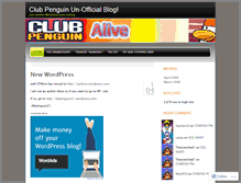 Tablet Screenshot of cpalive.wordpress.com