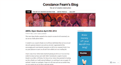 Desktop Screenshot of constancefearn.wordpress.com