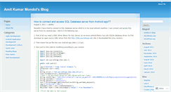 Desktop Screenshot of amitku.wordpress.com