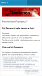 Mobile Screenshot of lospazio156flamenco.wordpress.com