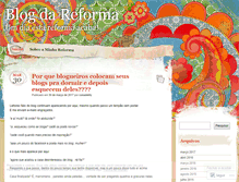 Tablet Screenshot of blogdareforma.wordpress.com