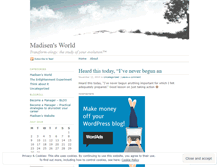 Tablet Screenshot of madisenharper.wordpress.com