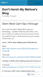Mobile Screenshot of dontharshmymellow.wordpress.com