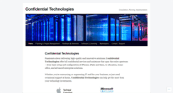 Desktop Screenshot of confidentialtechnologies.wordpress.com