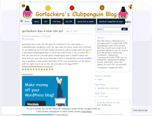 Tablet Screenshot of gorlackers.wordpress.com