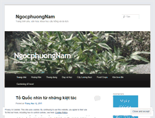 Tablet Screenshot of ngocphuongnamdotcom.wordpress.com