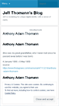 Mobile Screenshot of jeffthomann.wordpress.com