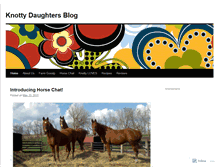 Tablet Screenshot of knottydaughters.wordpress.com