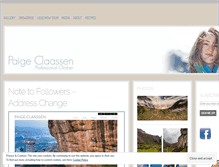 Tablet Screenshot of paigeaclaassen.wordpress.com