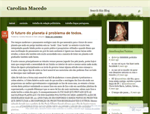 Tablet Screenshot of carolinamacedo.wordpress.com