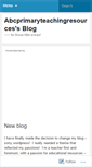 Mobile Screenshot of abcprimaryteaching.wordpress.com